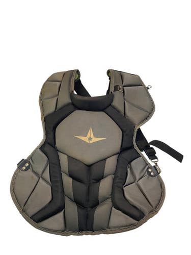 Used All Star ALL STAR CHEST PROTECTOR Catchers Chest Protector Grey Adult 11347-S000254123
