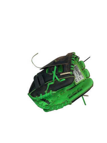 Used Franklin INFERNO BB/SB Glove RH Throw Black And Neon Green 9" 11347-S000254110