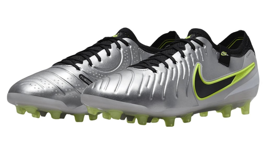 Silver Men's Size M 6.5 (W 8.0) Nike Tiempo Legend 10 Elite Molded Cleats Cleats (New)