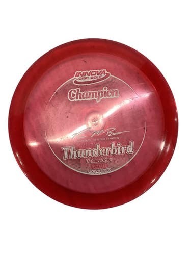 Used Innova CHAMPION THUNDERBIRD Disc Golf Driver Red 175g 11347-S000254234