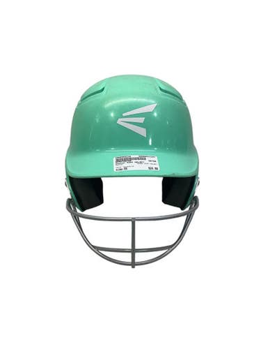 Used Easton MINT HELMET Batting Helmet w/Mask Turquoise One Size 11347-S000254216