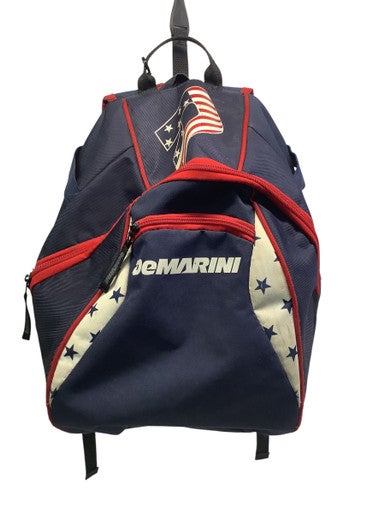 Used Demarini 2 BAT BACKPACK BB/SB Player Backpack Navy Blue 11347-S000254209