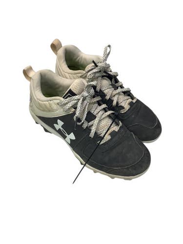 Used Under Armour LEAD OFF BB/SB Cleats Black Junior 04 11347-S000254202