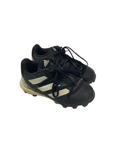 Used Adidas ADIZERO BB/SB Cleats Black Youth 10.0 11347-S000254191