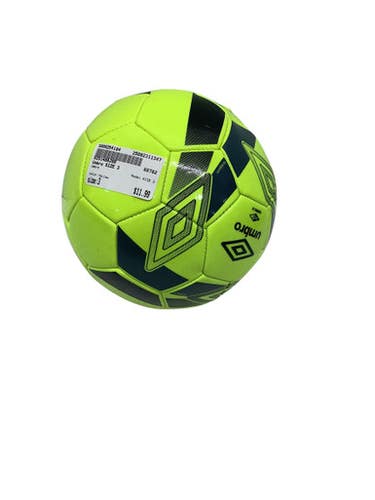 Used Umbro SIZE 3 All Size Soccer Ball Yellow 3 11347-S000254184