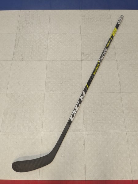 Intermediate CCM Super Tacks Team Left Handed Hockey Stick, P28 Curve, 65 Flex (New)