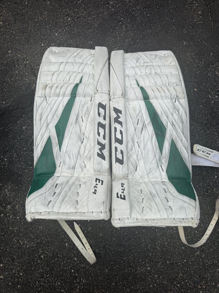 30" 2019 CCM Extreme Flex E4.9 Goalie Leg Pads Pro Stock (Used)