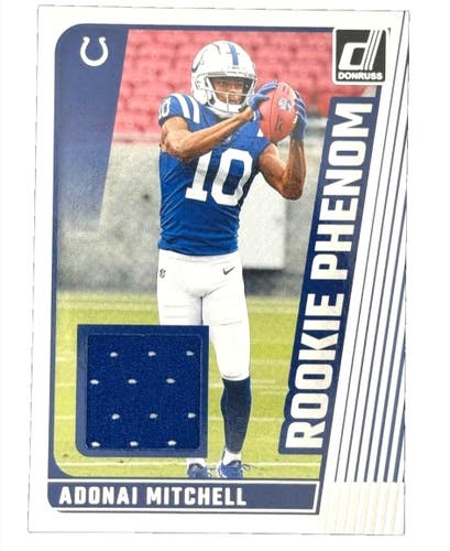2024 Panini Donruss - Rookie Phenom Jerseys Adonai Mitchell #RPJ-AMI (MEM, RC)