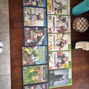lots of xbox and playstation games