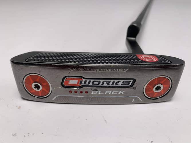 Odyssey O-Works Black 1 Putter 34.5" SuperStroke Slim 3.0 Mens RH