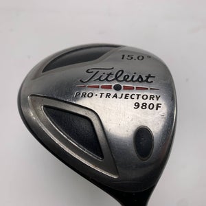 Titleist 980 F 3 Fairway Wood 15* True Temper DG S300 Stiff Mens RH