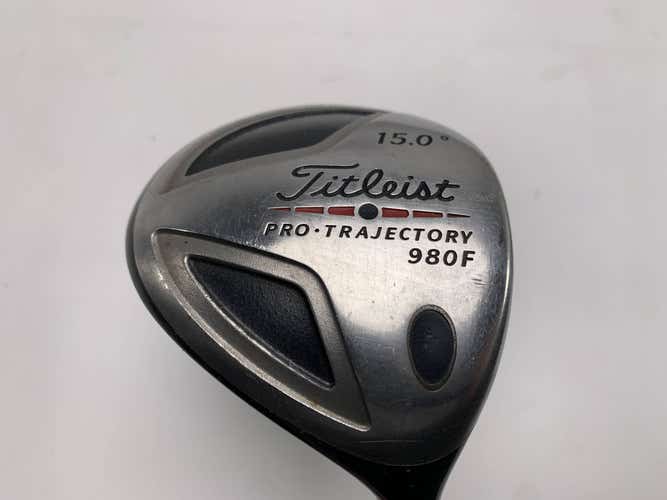 Titleist 980 F 3 Fairway Wood 15* True Temper DG S300 Stiff Mens RH