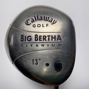 Callaway Big Bertha Titanium Driver 13* Gems 55 Ladies Graphite Womens RH