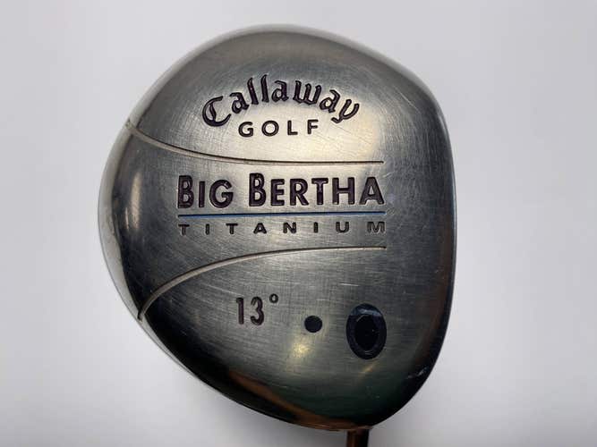 Callaway Big Bertha Titanium Driver 13* Gems 55 Ladies Graphite Womens RH