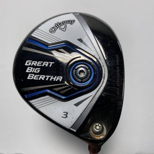 Callaway Great Big Bertha 2015 3 Fairway Wood 15* Bassara E42x5ct 42g Ladies RH