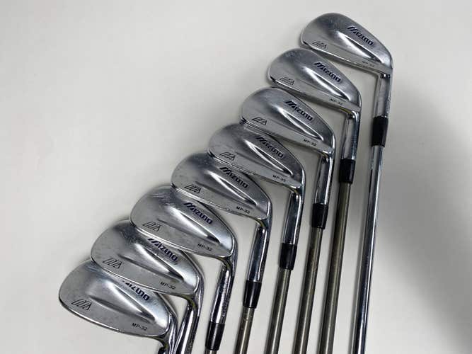 Mizuno MP 32 Iron Set 3-PW AeroTech Players Spec Ami99 Extra Stiff Graphite RH
