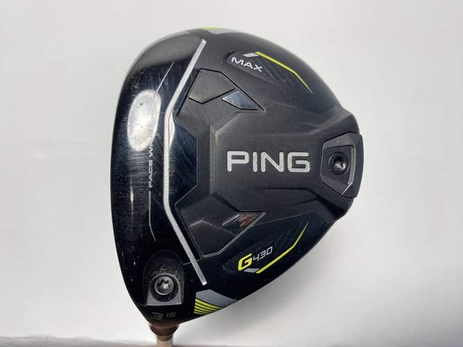 Ping G430 Max 3 Fairway Wood 15* Alta CB 65g Regular Graphite Mens LH