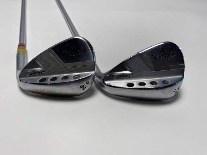 Callaway Jaws Raw Full Toe Wedge Set 54*12 58*10 DG Spinner Tour Issue VSS  RH