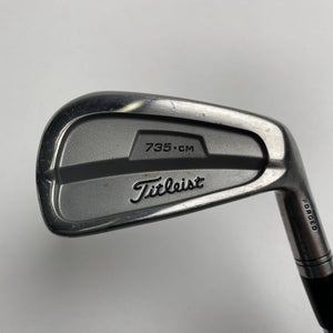 Titleist 735.CM Chrome Single 6 Iron True Temper Dynamic Gold S300 Stiff RH