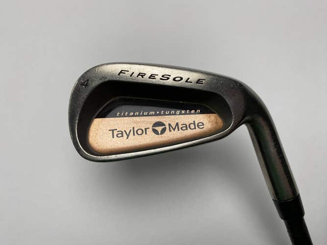 Taylormade Firesole Single 4 Iron Bubble S-90 Stiff Graphite Mens RH