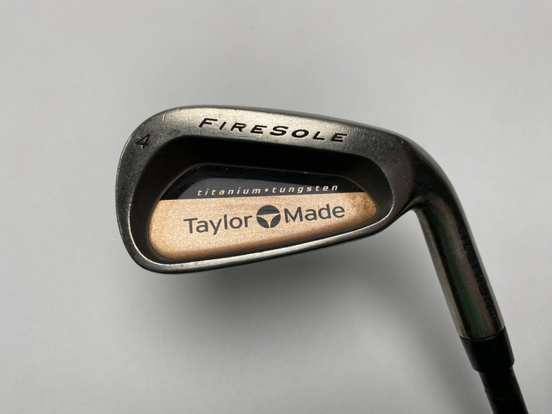 Taylormade Firesole Single 4 Iron Bubble S-90 Stiff Graphite Mens RH