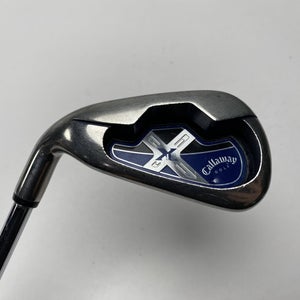 Callaway X-18 Single 6 Iron 2* Flat Uniflex Steel Mens LH Midsize Grip