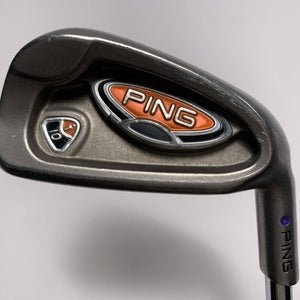 Ping i10 Single 6 Iron Purple Dot 1.5* Flat AWT Stiff Steel Mens RH