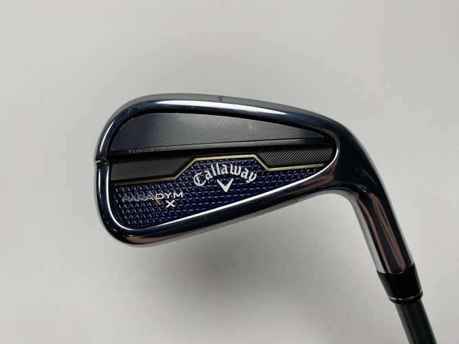 Callaway Paradym X Single 7 Iron Project X HZRDUS 5.5 Regular Graphite Mens RH