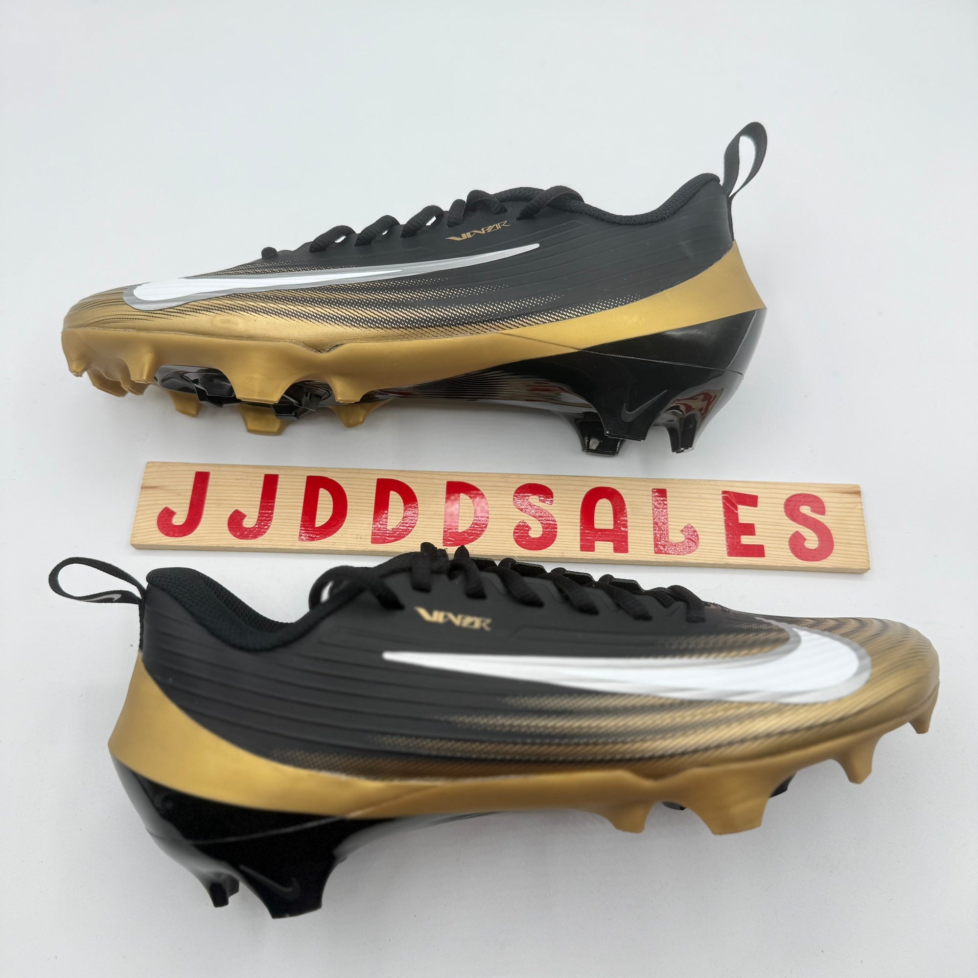 Nike Vapor Speed 3 Black Gold‎ Football Cleats FB3303-003 Men\'s Size 8.5 NEW Nike Vapor Speed 3 Black Gold Football Cleats FB3303-003 Men  main image 2