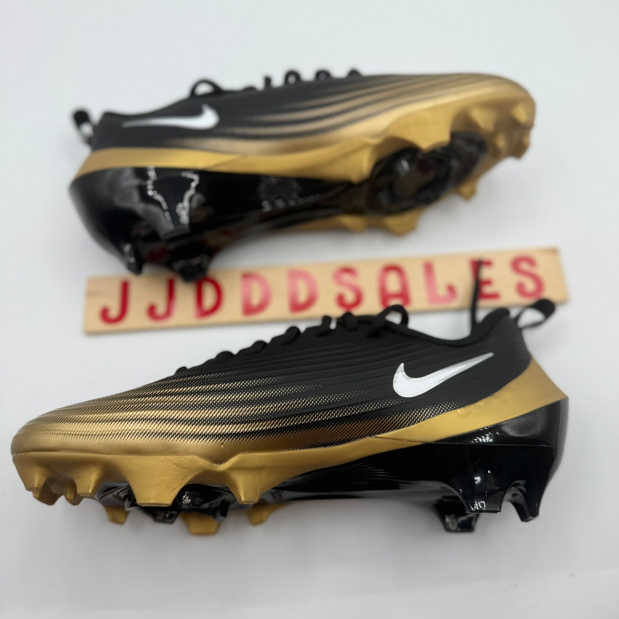 Nike Air Zoom Vapor Pro 1 “Black Metallic Gold” Football Cleats Size 9.5 ?Men main image 3