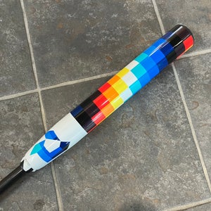 White 2023 DeMarini Prism+ Composite Bat (-10) Composite 23 oz 33" (Used)