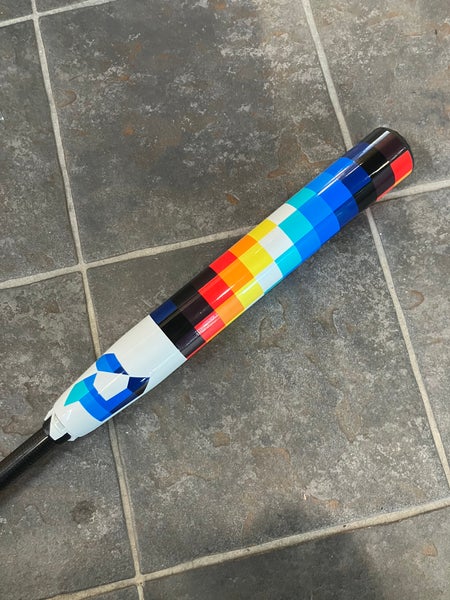 White 2023 DeMarini Prism+ Composite Bat (-10) Composite 23 oz 33" (Used)