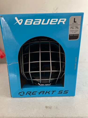 Large Bauer Re-akt 55 Helmet (New)