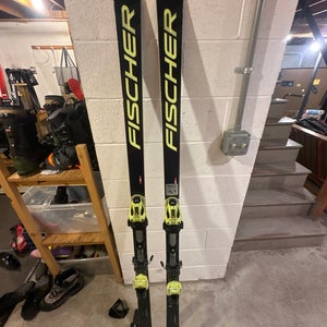Fischer 193 cm RC4 World Cup GS Skis With Bindings Max Din 20 (Used)