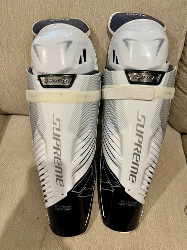 Senior Bauer Supreme Ignite 17" Shin Pads (New)