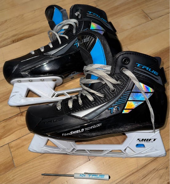 True TF7 Hockey Goalie Skates Regular Width 7.5 (Used)