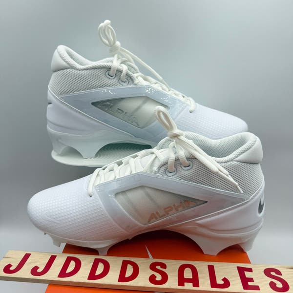 Nike Alpha Menace 4 Pro Football Cleats White Silver FD7037  display picture 1