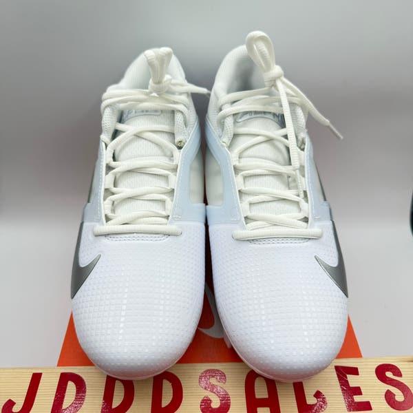 Nike Alpha Menace 4 Pro Football Cleats White Silver FD7037  display picture 3