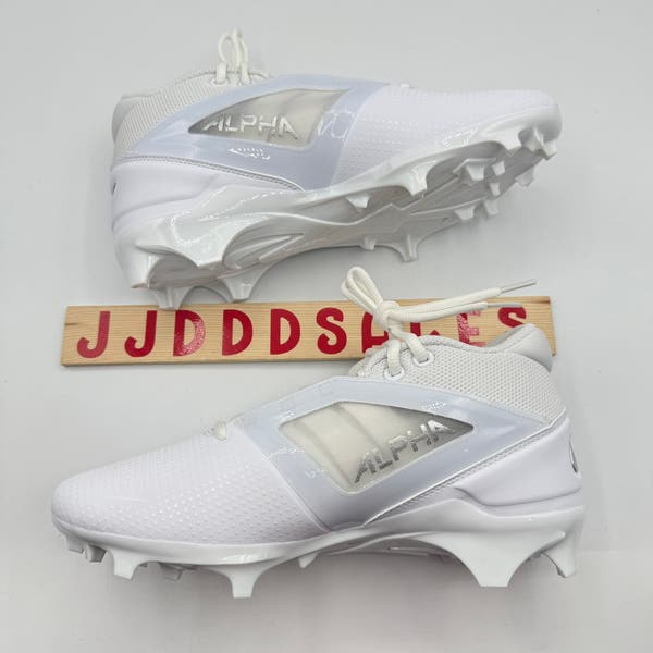 Nike Alpha Menace 4 Pro Football Cleats White Silver FD7037  display picture 1