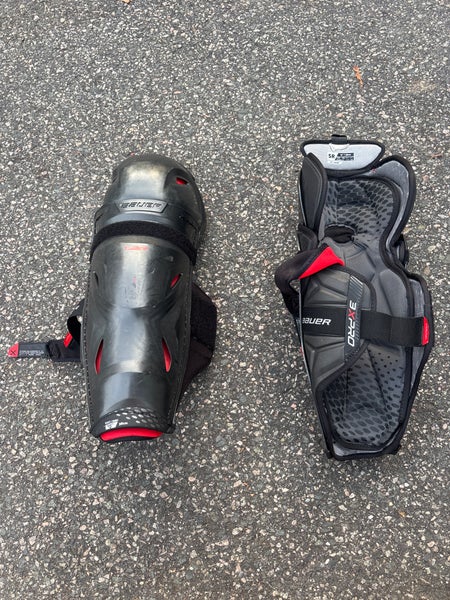 Senior Bauer Vapor 3X Pro 15" Shin Pads (Used)