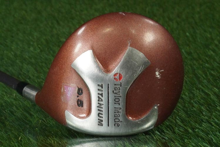 TAYLORMADE TITANIUM MINI DRIVER GRAPHITE BUBBLE STIFF FLEX S-90 PLUS RH 9.5