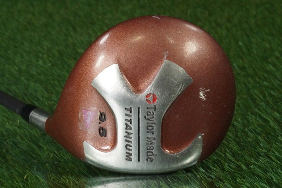TAYLORMADE TITANIUM MINI DRIVER GRAPHITE BUBBLE STIFF FLEX S-90 PLUS RH 9.5