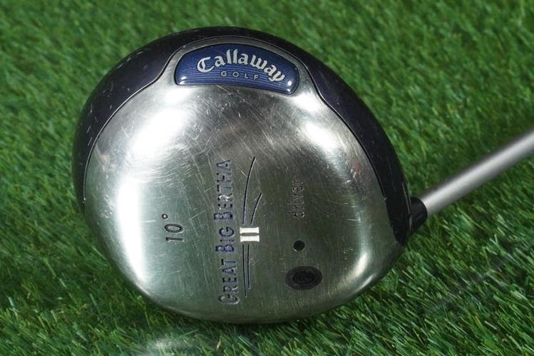 CALLAWAY GREAT BIG BERTHA II DRIVER GRAPHITE GBB SYSTEM REGULAR FLEX 10 LEFT LH