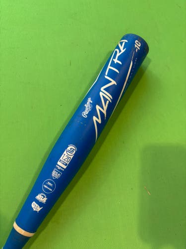 Blue 2023 Rawlings Mantra Composite Bat (-10) Composite 20 oz 30"