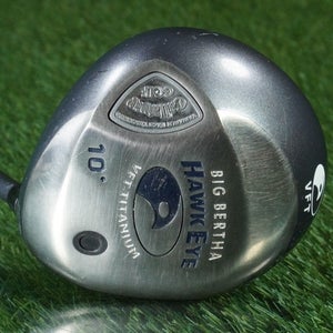 CALLAWAY BIG BERTHA HAWK EYE VFT MINI DRIVER GRAPHITE GEMS 50 LADIES 10 RH