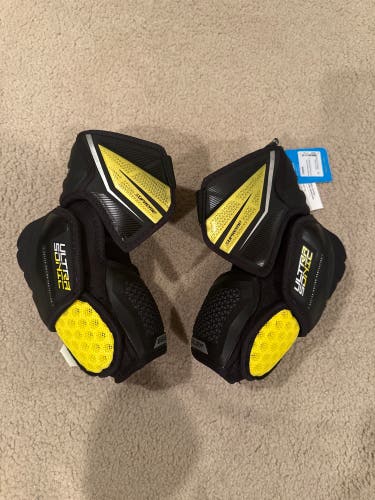 Medium Senior Bauer Supreme Ultrasonic Elbow Pads (New)