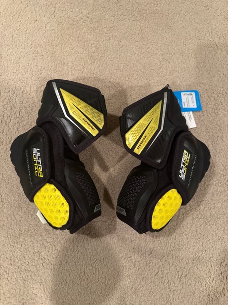 Medium Senior Bauer Supreme Ultrasonic Elbow Pads  (New)
