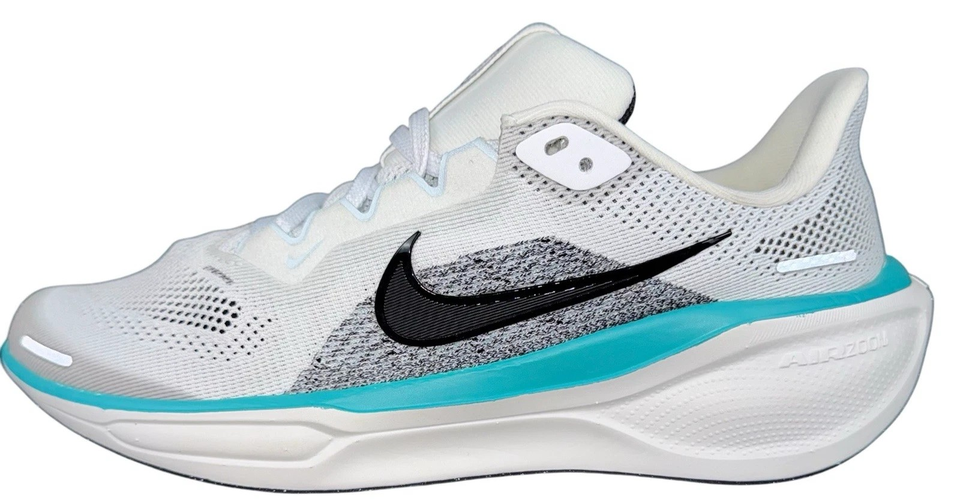 Nike Air Zoom Pegasus 41 Running Sneaker Kids 7Y (Womens 8.5) White Dusty Cactus