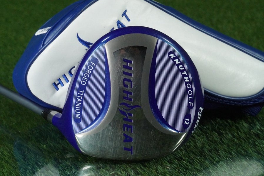 KNUTH GOLF HIGH HEAT DRIVER FUJIKURA PRO GRAPHITE REGULAR 12 RH W/ HEADCOVER