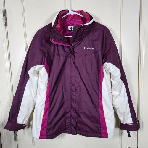 Columbia Women's Size: L 3-in-1 Interchange Jacket Coat Winter Purple
